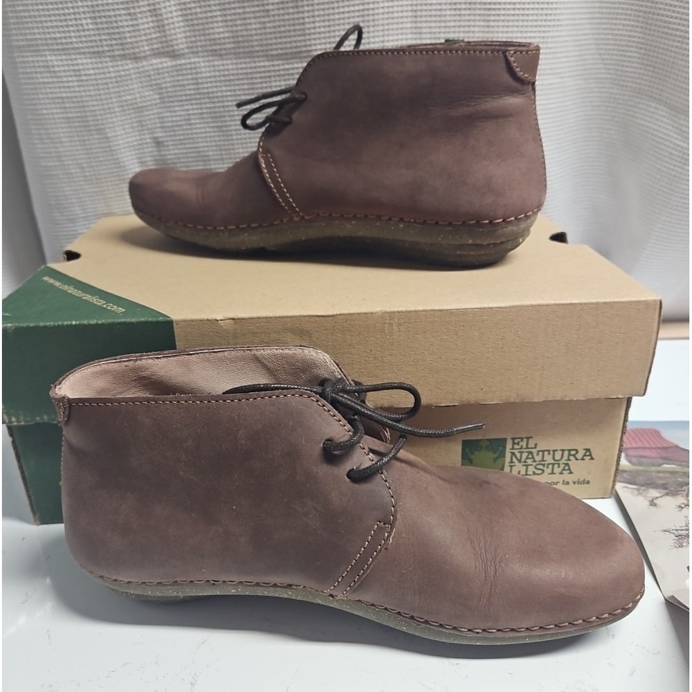 El Naturalis Lista Arizona brown Torcal‎ Women laced up CHUKKA boots 36/5.5-6 US